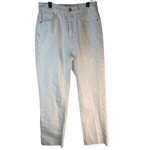 2/$30 ZARA Size 6 White Straight Leg Jeans